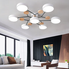 Arboris Multi | Decorative Ceiling Lamp | Metal and Wood 2