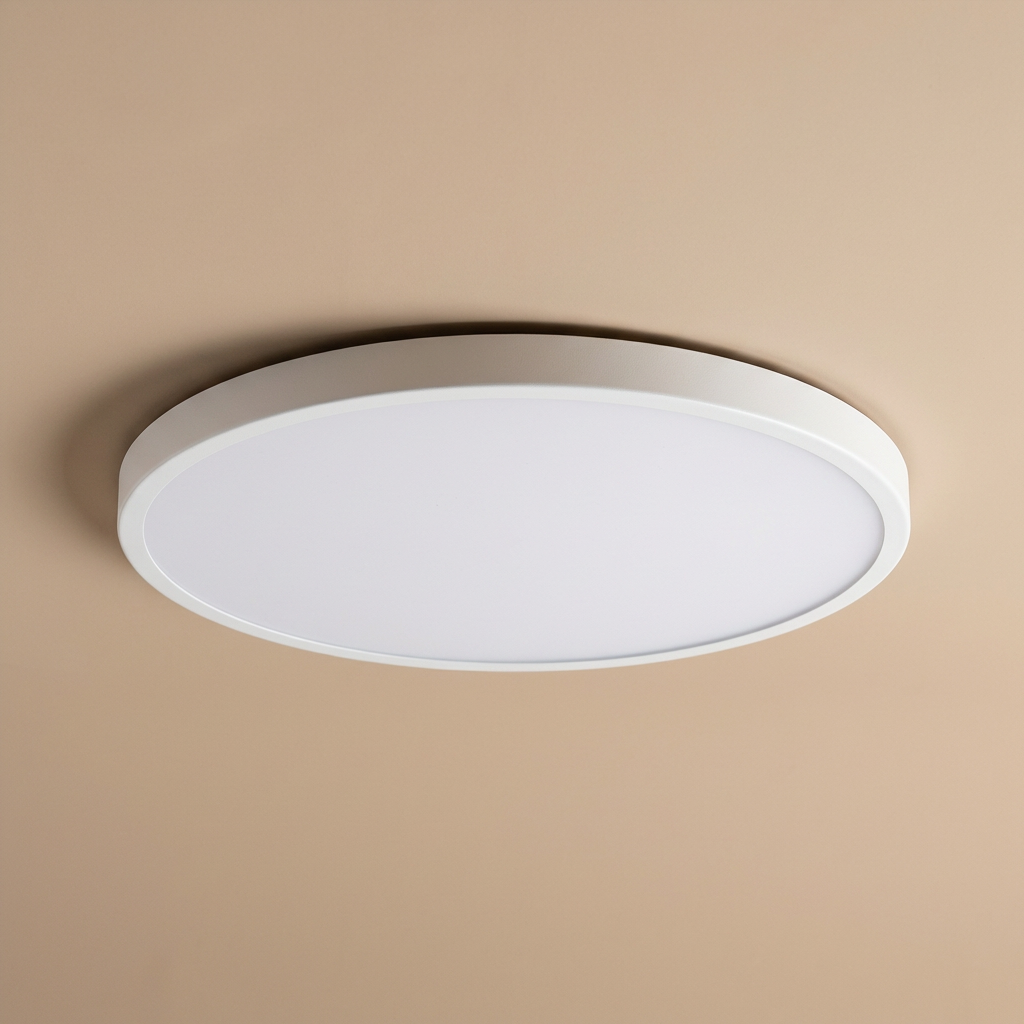 Aureo Ceiling Light | LED Ceiling Lamp | Gold Ring and Matte Light 10