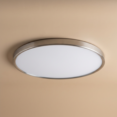 Aureo Ceiling Light | LED Ceiling Lamp | Gold Ring and Matte Light 1