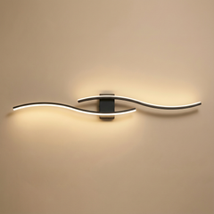 Auria Wall Lamp | Modern Wall Lighting | Gold Wave LED Lamp 0