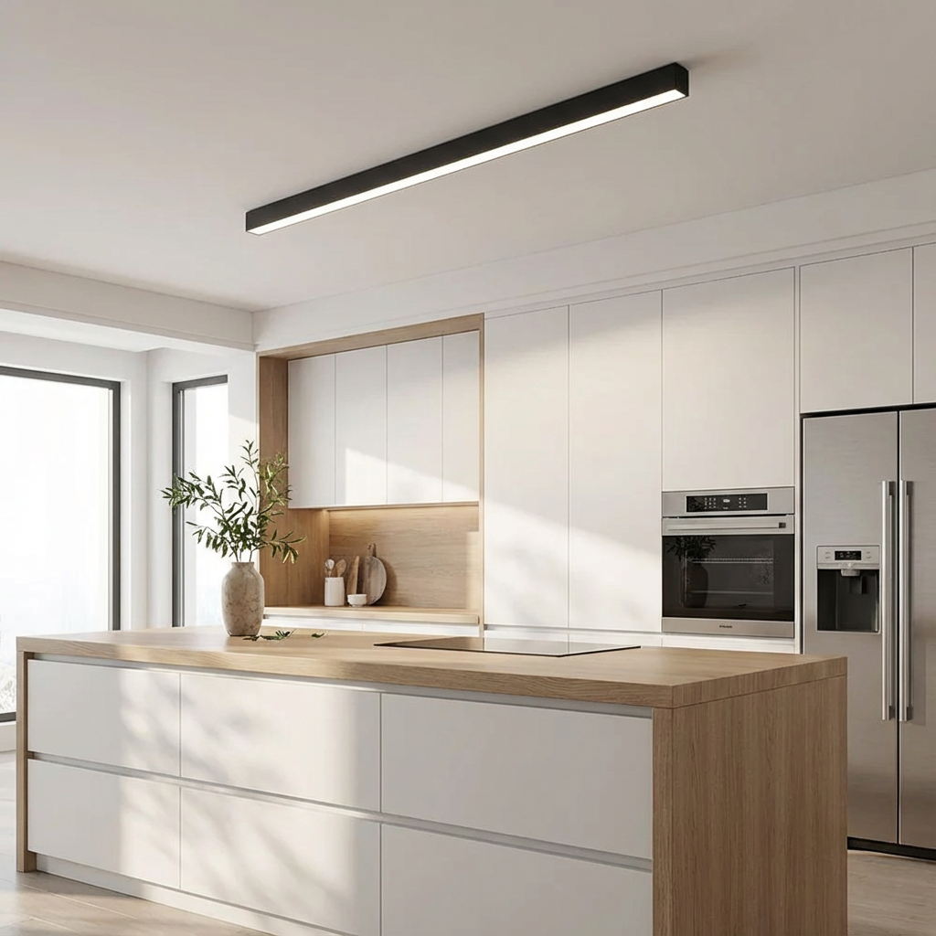 Linea Alto | Linear ceiling lamp | Built-in LED 4