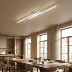 Linearis Ceiling Lamp | Modern LED Lighting | Gold Finish 7