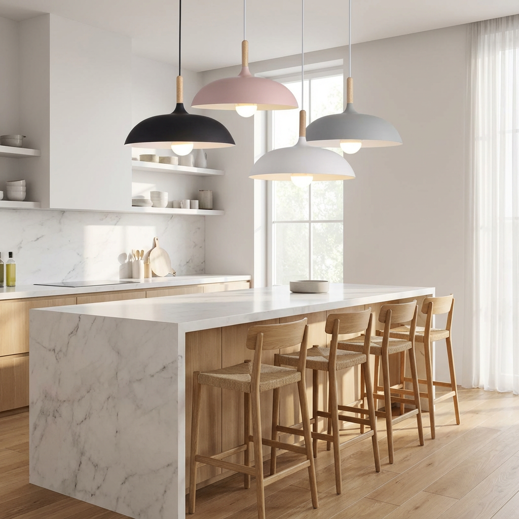 Liva Pendant Lamp | Scandinavian Lighting | Metal in 7 Colors 1