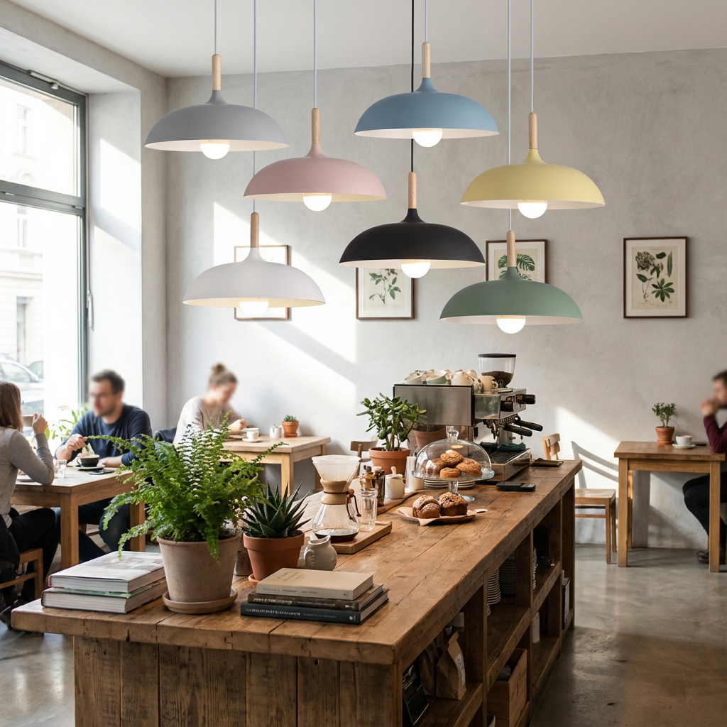 Liva Pendant Lamp | Scandinavian Lighting | Metal in 7 Colors 3