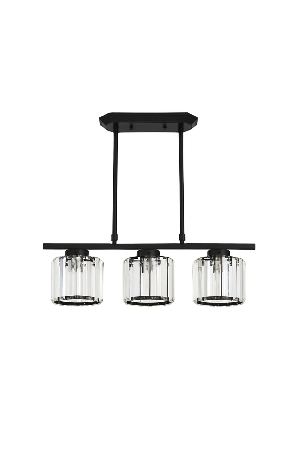 Trevia Pendant Lamp | Chandelier with Crystal Shades | Metal Structure 0