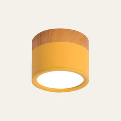 Tubo Ceiling Light | LED Ceiling Lamp | Wood and Black Tube 2