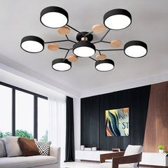 Arboris Multi | Decorative Ceiling Lamp | Metal and Wood 5