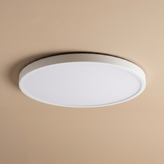 Aureo Ceiling Light | LED Ceiling Lamp | Gold Ring and Matte Light 10