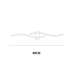 Auria Wall Lamp | Modern Wall Lighting | Gold Wave LED Lamp 8