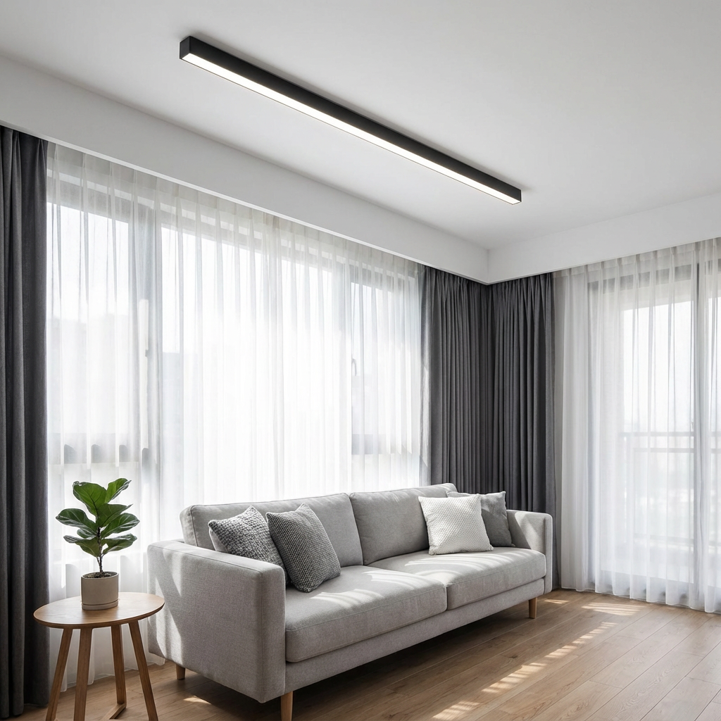 Linea Alto | Linear ceiling lamp | Built-in LED 5