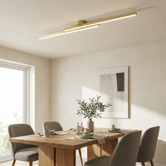 Linearis Ceiling Lamp | Modern LED Lighting | Gold Finish 1