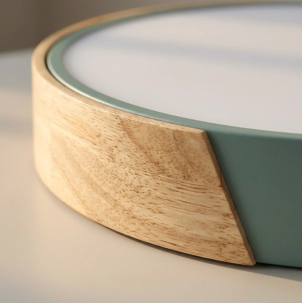 Liora Ceiling Light | LED Ceiling Lamp | Wood and Color Accent 1