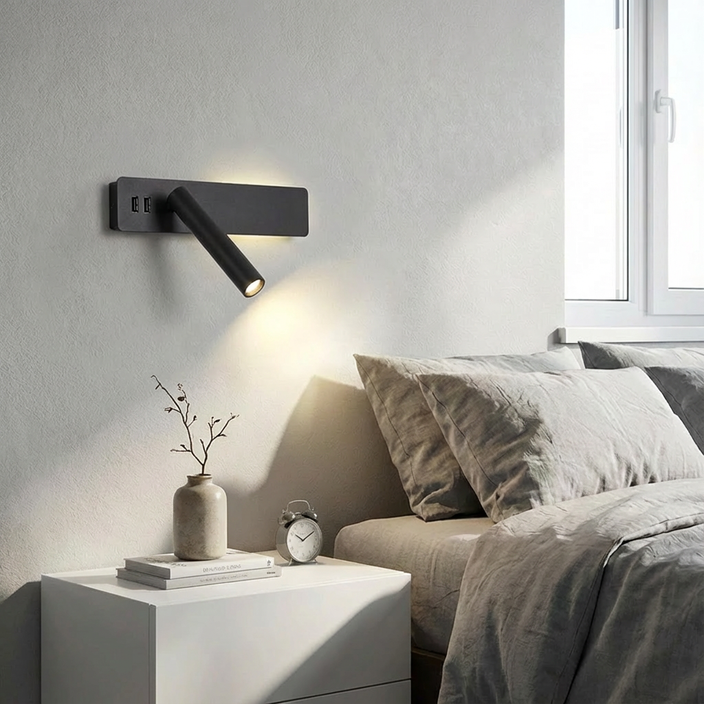 Nox Wall Lamp | Adjustable LED Reading Lamp | Minimalist Design 2