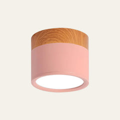 Tubo Ceiling Light | LED Ceiling Lamp | Wood and Black Tube 3